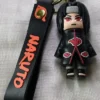 naruto anime character keychain black strap