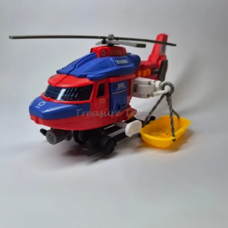 Rescue Helicopter Toy for Kids – Blue & Red Rescue Chopper
